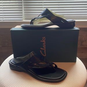 Clarks Size 9 Black Sandals